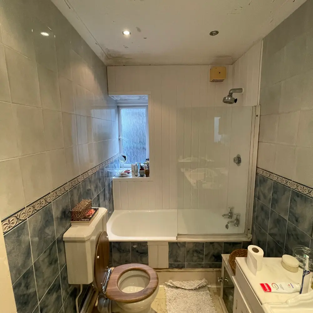 Bathroom before renovation