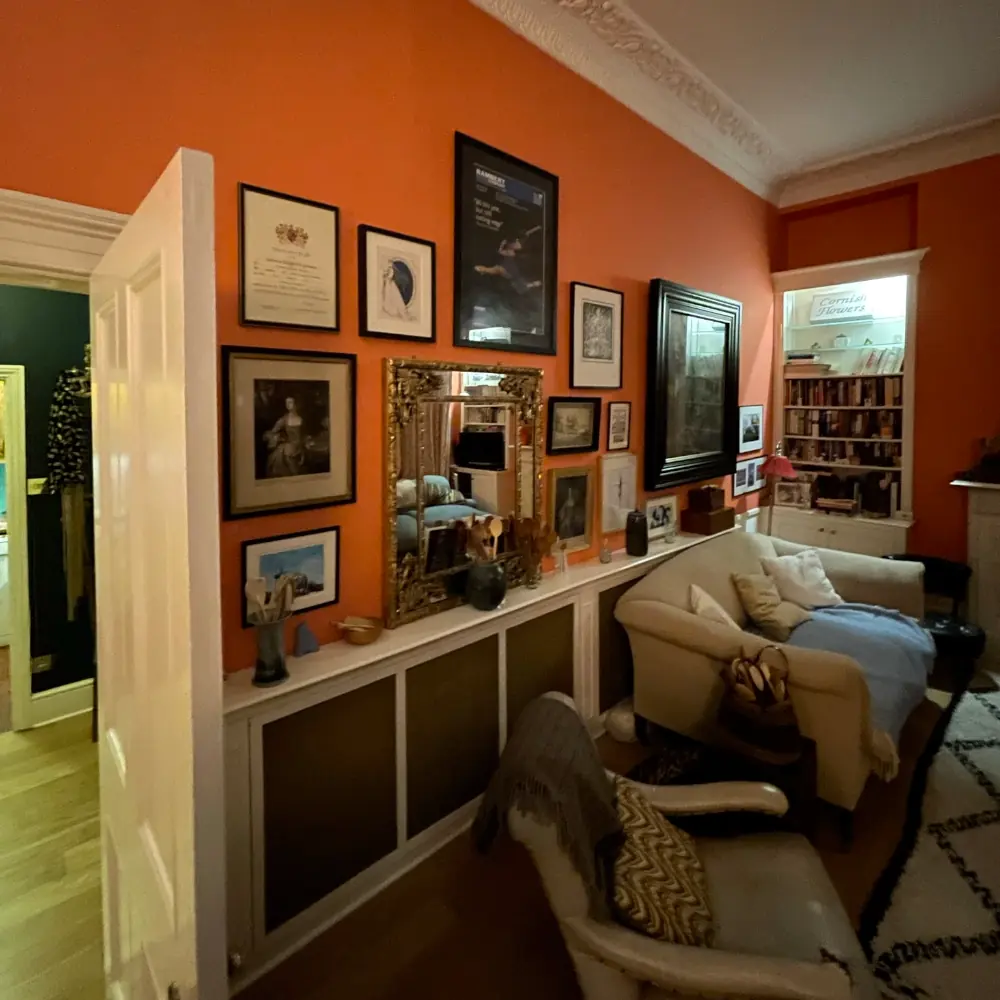 Living room before renovation work