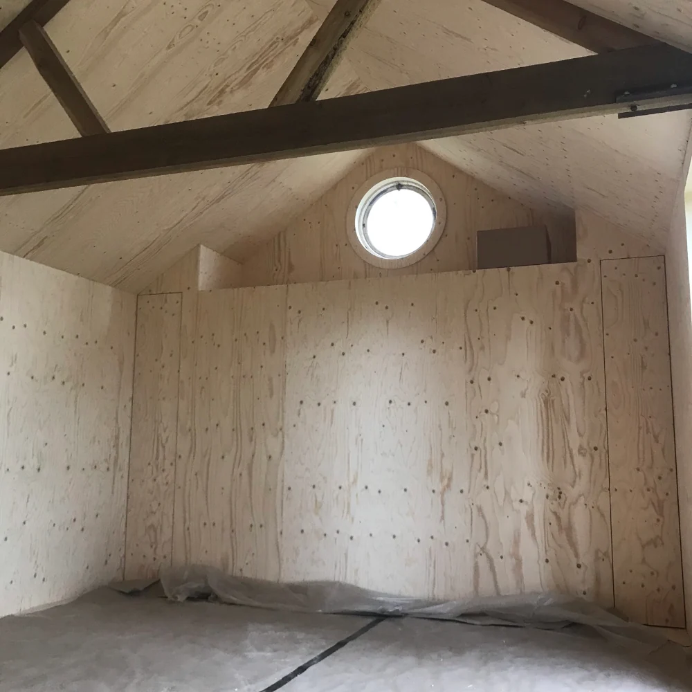 Garden shed before extension