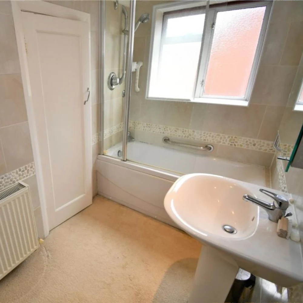 Bathroom before extension work