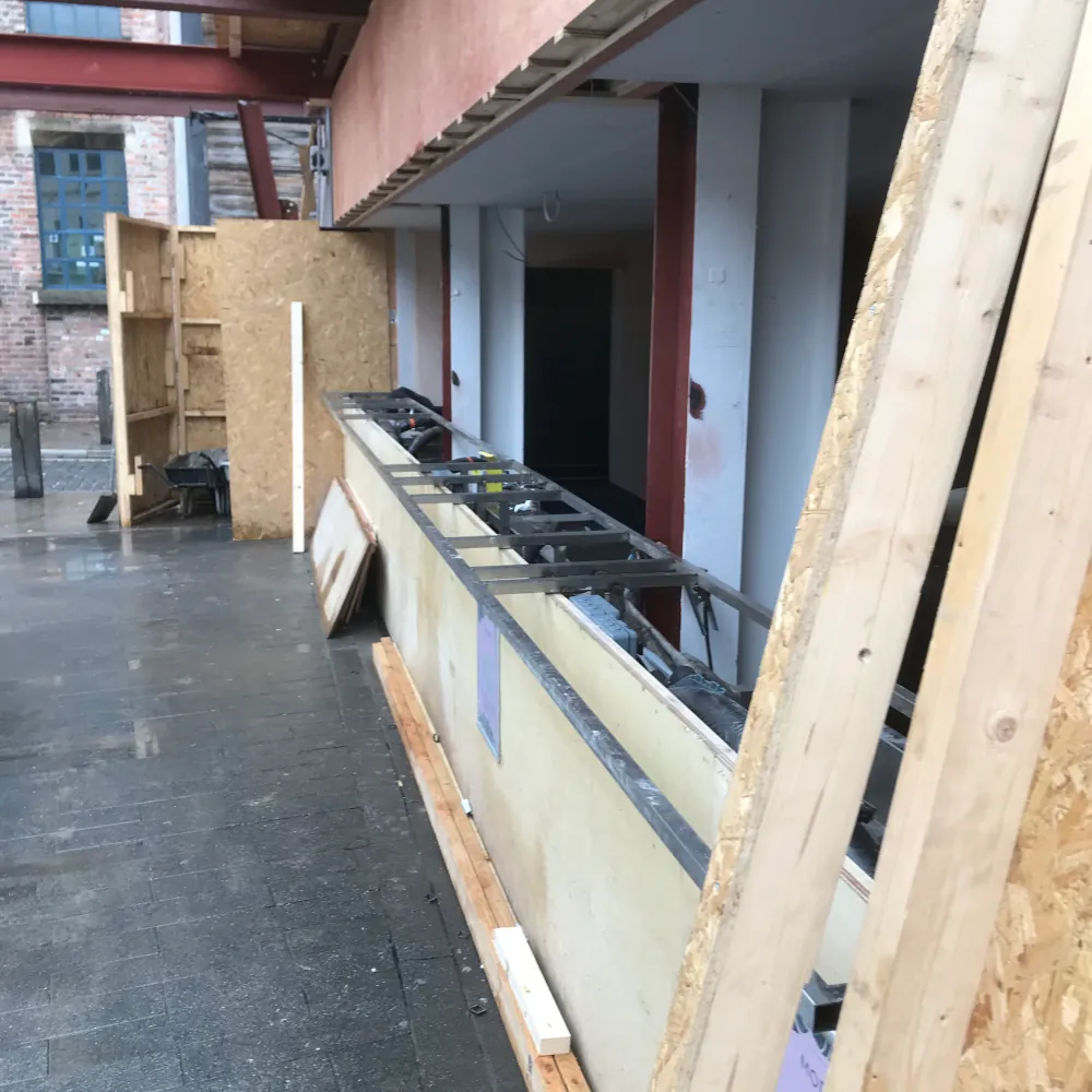 Hospitality work before completion